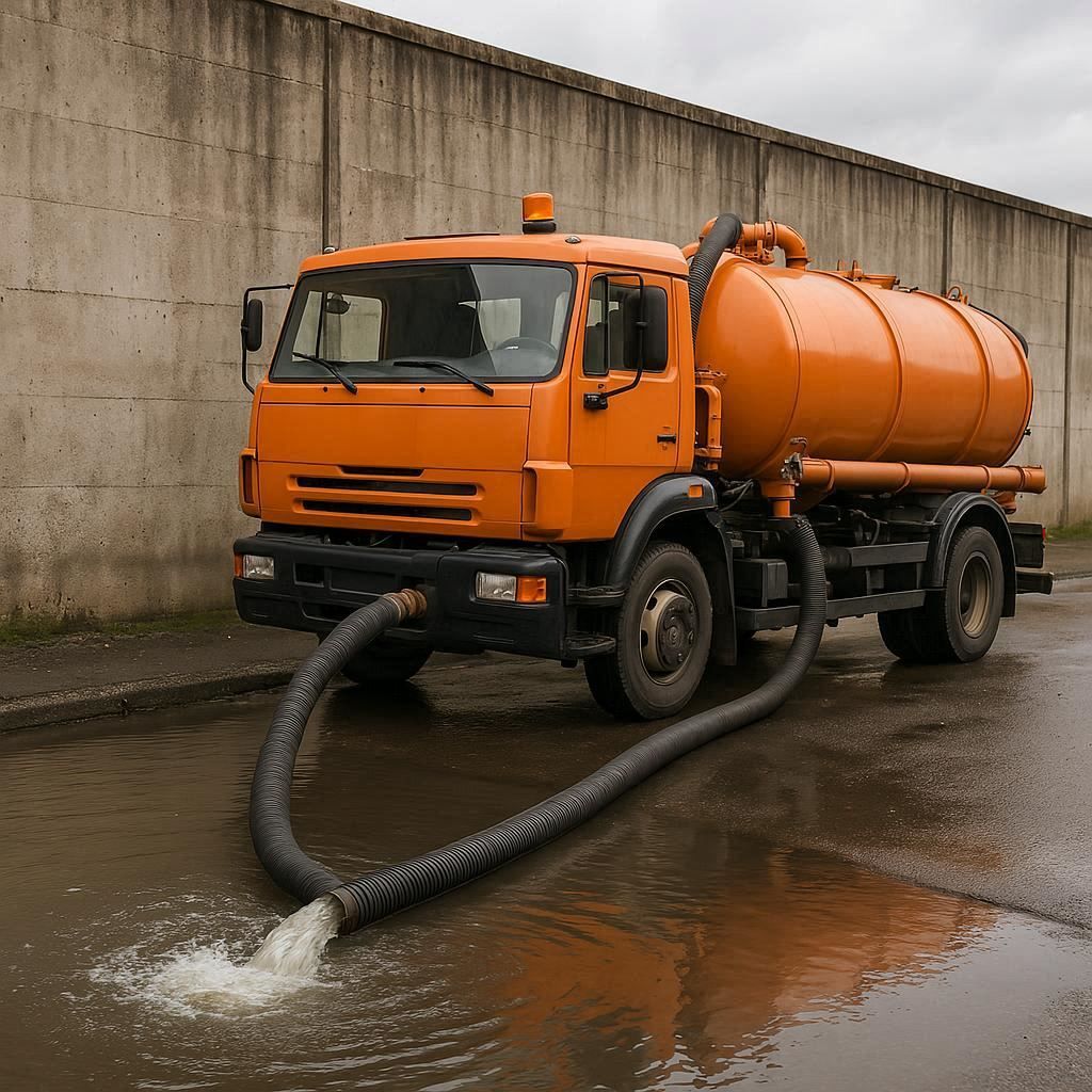 Откачка воды в Старо-Панове